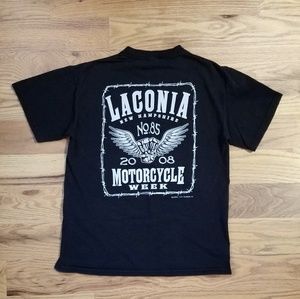 Graphic Bike Week T-shirt Laconia, NH